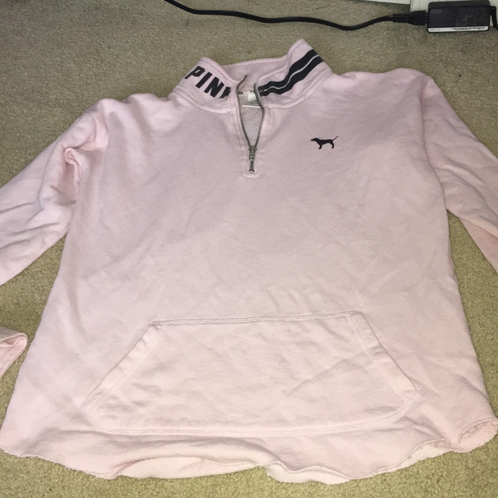 Pink Quarter Zip